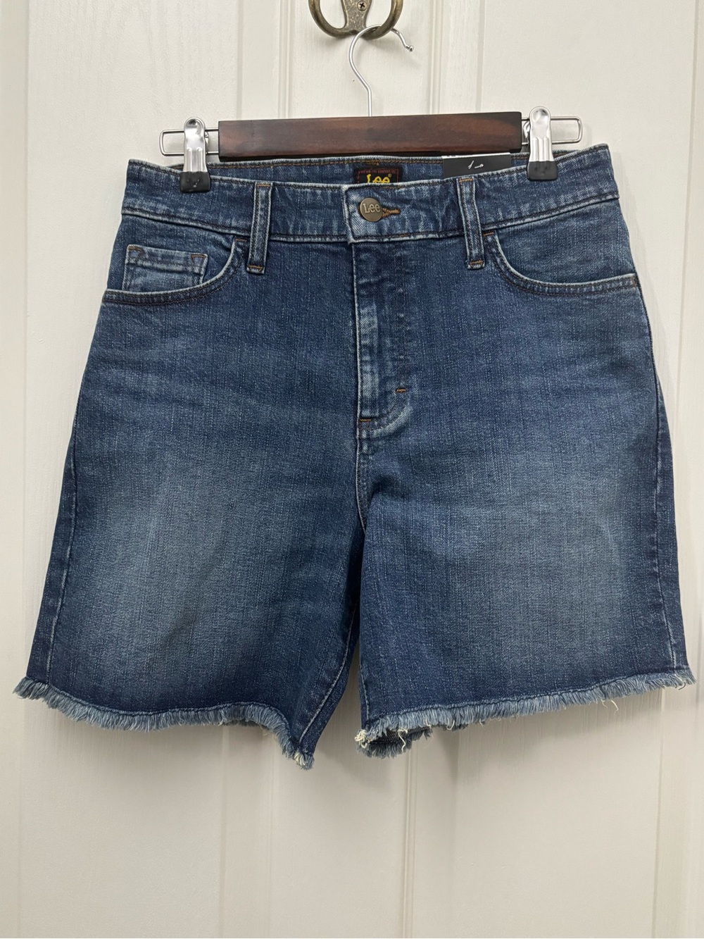 Lee Women's Medium Blue Cutoff Denim Shorts